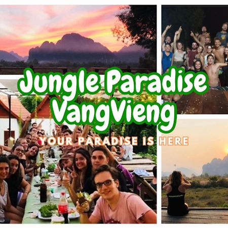 Jungle Paradise Vangvieng - Bungalows Vang Vieng Exterior photo